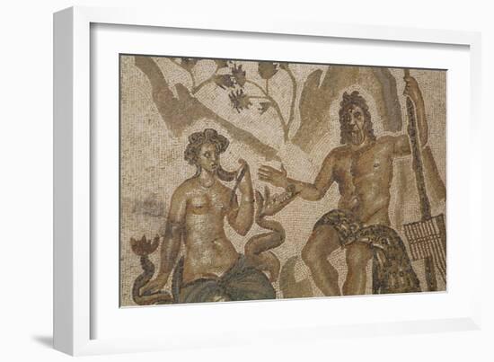 Mosaic of Polifemo and Galatea, Alacazar de los Reyes Cristianos, Cordoba, Andalucia, Spain, Europe-Richard Maschmeyer-Framed Photographic Print