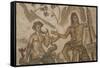 Mosaic of Polifemo and Galatea, Alacazar de los Reyes Cristianos, Cordoba, Andalucia, Spain, Europe-Richard Maschmeyer-Framed Stretched Canvas