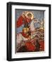 Mosaic of St. George Slaying the Dragon in St. George Coptic Orthodox Church, Cairo, Egypt-null-Framed Premium Photographic Print