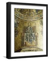 Mosaic of St John Baptist, 13th-14th Century, Vault of Apse, Baptistery of San Giovanni Battista-null-Framed Giclee Print