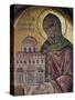 Mosaic of St. John, Monastery of St. John, Patmos, Dodecanese, Greek Islands, Greece, Europe-David Beatty-Stretched Canvas