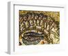 Mosaic of the Apostles and Fish-null-Framed Premium Giclee Print