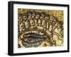 Mosaic of the Apostles and Fish-null-Framed Giclee Print