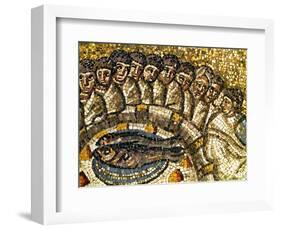 Mosaic of the Apostles and Fish-null-Framed Giclee Print