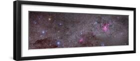 Mosaic of the Carina Nebula and Crux Area in the Southern Sky-null-Framed Photographic Print