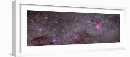 Mosaic of the Carina Nebula and Crux Area in the Southern Sky-null-Framed Photographic Print