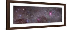 Mosaic of the Carina Nebula and Crux Area in the Southern Sky-null-Framed Photographic Print