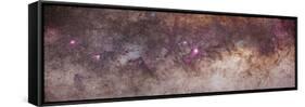 Mosaic of the Constellations Scorpius and Sagittarius in the Southern Milky Way-null-Framed Stretched Canvas