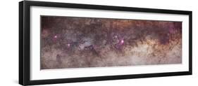 Mosaic of the Constellations Scorpius and Sagittarius in the Southern Milky Way-null-Framed Premium Photographic Print