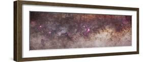 Mosaic of the Constellations Scorpius and Sagittarius in the Southern Milky Way-null-Framed Photographic Print