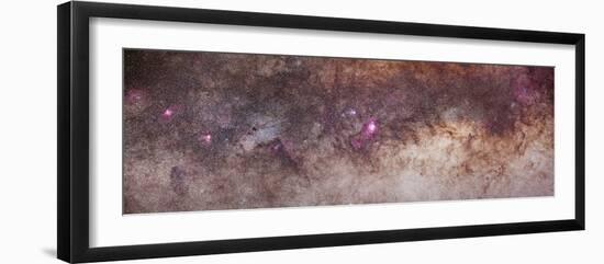 Mosaic of the Constellations Scorpius and Sagittarius in the Southern Milky Way-null-Framed Photographic Print