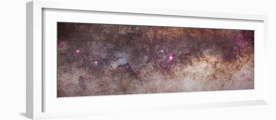 Mosaic of the Constellations Scorpius and Sagittarius in the Southern Milky Way-null-Framed Photographic Print