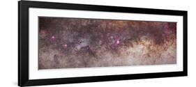 Mosaic of the Constellations Scorpius and Sagittarius in the Southern Milky Way-null-Framed Photographic Print