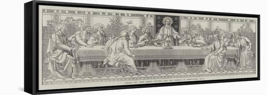 Mosaic of The Lord's Supper, the New Reredos in Westminster Abbey-null-Framed Stretched Canvas