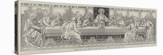Mosaic of The Lord's Supper, the New Reredos in Westminster Abbey-null-Stretched Canvas
