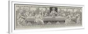 Mosaic of The Lord's Supper, the New Reredos in Westminster Abbey-null-Framed Premium Giclee Print