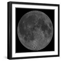 Mosaic of the Lunar Nearside-Stocktrek Images-Framed Photographic Print