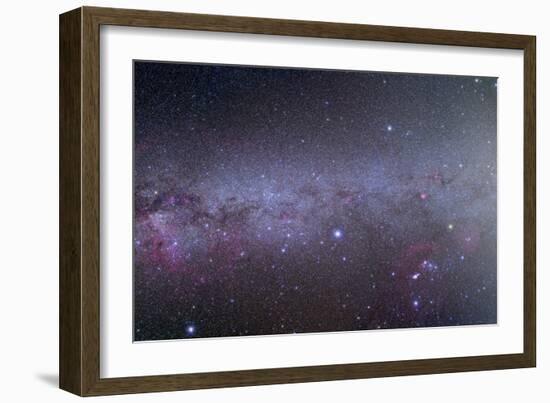 Mosaic of the Southern Milky Way from Orion to Vela-null-Framed Photographic Print