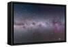 Mosaic of the Southern Milky Way from Vela to Centaurus-null-Framed Stretched Canvas