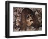 Mosaic of Tragic Mask from House of the Faun in Pompeii-Gustavo Tomsich-Framed Giclee Print