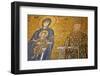 Mosaic of Virgin Mary and Infant Jesus Christ Found in the Hagia Sophia Museum-Simon Montgomery-Framed Photographic Print