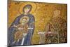 Mosaic of Virgin Mary and Infant Jesus Christ Found in the Hagia Sophia Museum-Simon Montgomery-Mounted Photographic Print