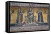 Mosaic on Facade of the Church of Santa Maria in Trastevere-Stuart Black-Framed Stretched Canvas