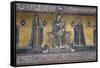 Mosaic on Facade of the Church of Santa Maria in Trastevere-Stuart Black-Framed Stretched Canvas