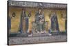 Mosaic on Facade of the Church of Santa Maria in Trastevere-Stuart Black-Stretched Canvas