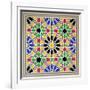 Mosaic Ornament in the South Side of the Court of the Lions, Alhambra-James Cavanagh Murphy-Framed Giclee Print