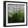 Mosaic Pattern with Stained Glass Window Effect-ilyianne-Framed Art Print