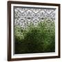 Mosaic Pattern with Stained Glass Window Effect-ilyianne-Framed Art Print