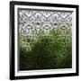 Mosaic Pattern with Stained Glass Window Effect-ilyianne-Framed Art Print