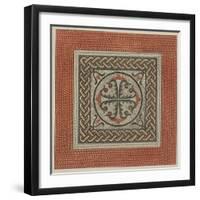 Mosaic Pavement from the British Museum, Holborn, London, 1812-null-Framed Giclee Print