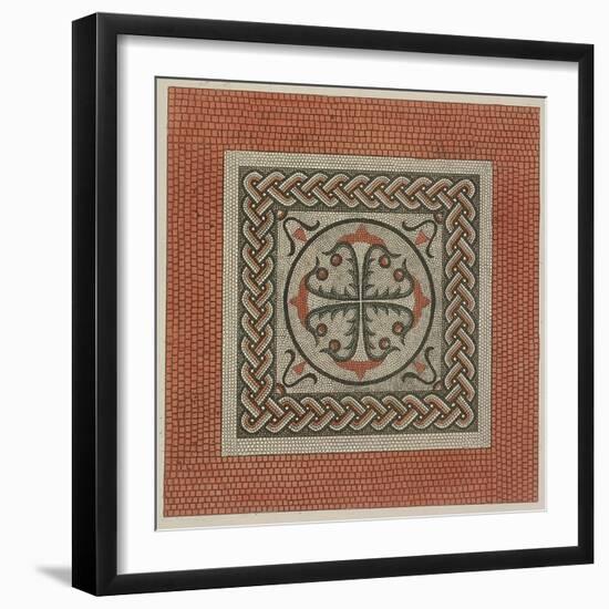 Mosaic Pavement from the British Museum, Holborn, London, 1812-null-Framed Giclee Print