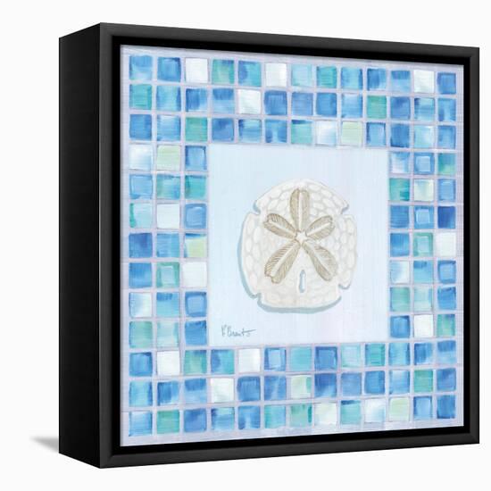 Mosaic Sanddollar-Paul Brent-Framed Stretched Canvas