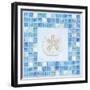 Mosaic Sanddollar-Paul Brent-Framed Premium Giclee Print