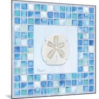 Mosaic Sanddollar-Paul Brent-Mounted Art Print