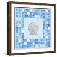 Mosaic Scallop-Paul Brent-Framed Art Print