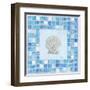 Mosaic Scallop-Paul Brent-Framed Art Print