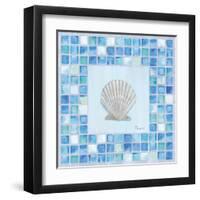 Mosaic Scallop-Paul Brent-Framed Art Print