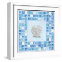 Mosaic Scallop-Paul Brent-Framed Art Print