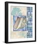 Mosaic Shell Collage III-Paul Brent-Framed Art Print