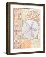 Mosaic Shell Collage IV-Paul Brent-Framed Art Print