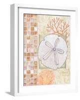 Mosaic Shell Collage IV-Paul Brent-Framed Art Print