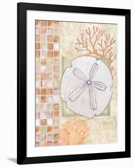 Mosaic Shell Collage IV-Paul Brent-Framed Art Print