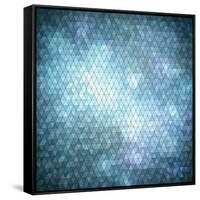 Mosaic Shiny Background-oliopi-Framed Stretched Canvas