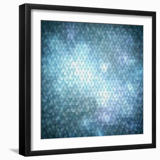 Mosaic Shiny Background-oliopi-Framed Art Print