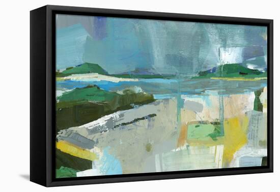 Mosaic Shore-Donna Weathers-Framed Stretched Canvas