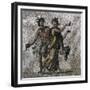 Mosaic Showing Dancing Bacchi, from Samandag-null-Framed Giclee Print